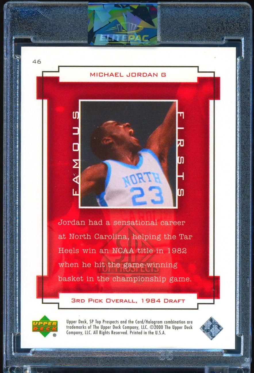 2000 SP Top Prospects #46 Michael Jordan #/3000 Baseball
