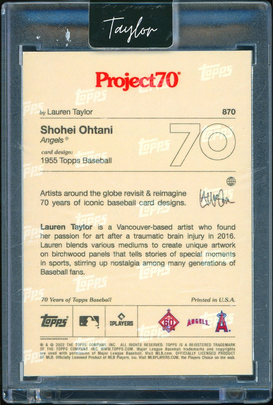 2021-22 Topps Project70 #870 Shohei Ohtani Baseball
