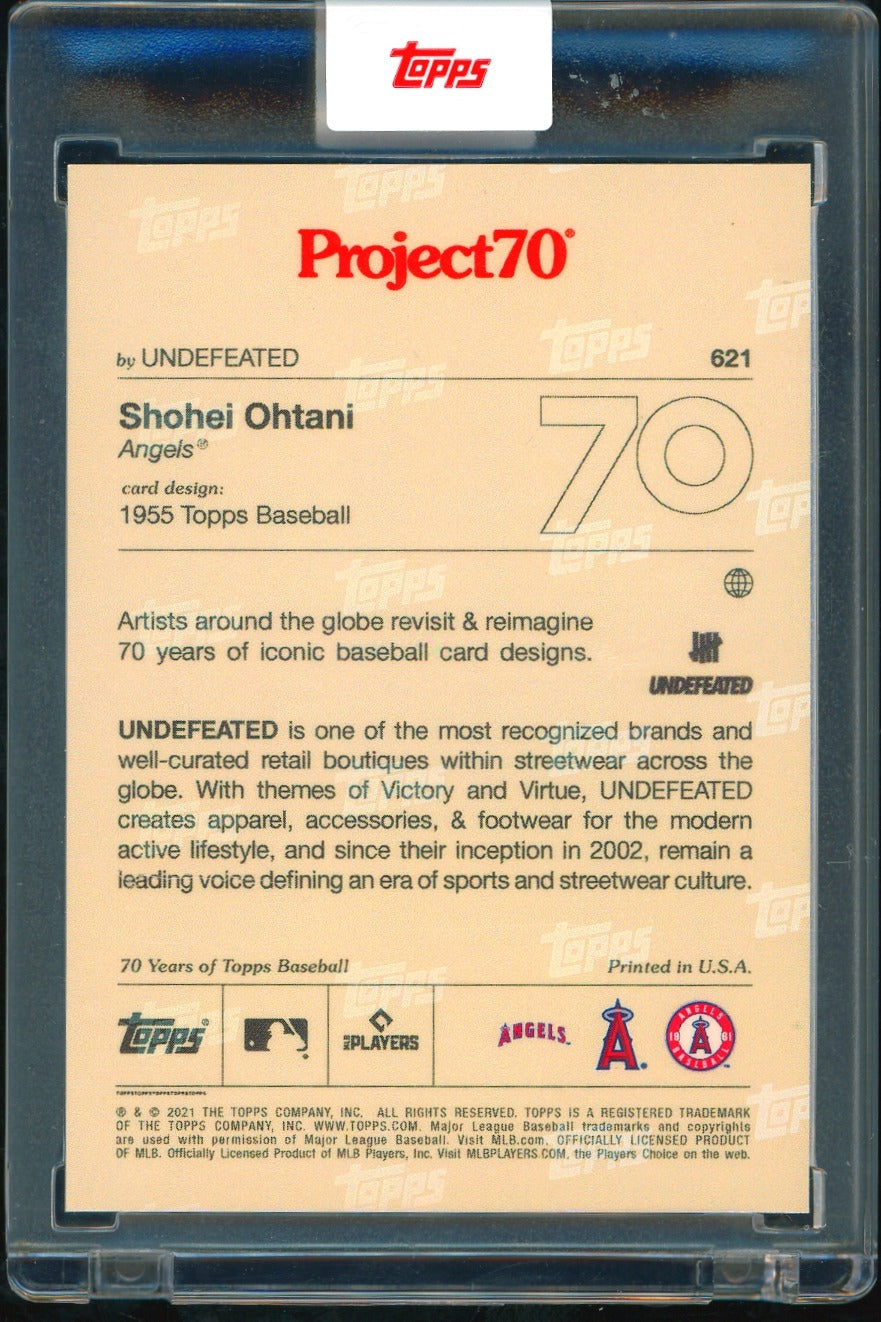 2021-22 Topps Project70 #621 Shohei Ohtani Baseball