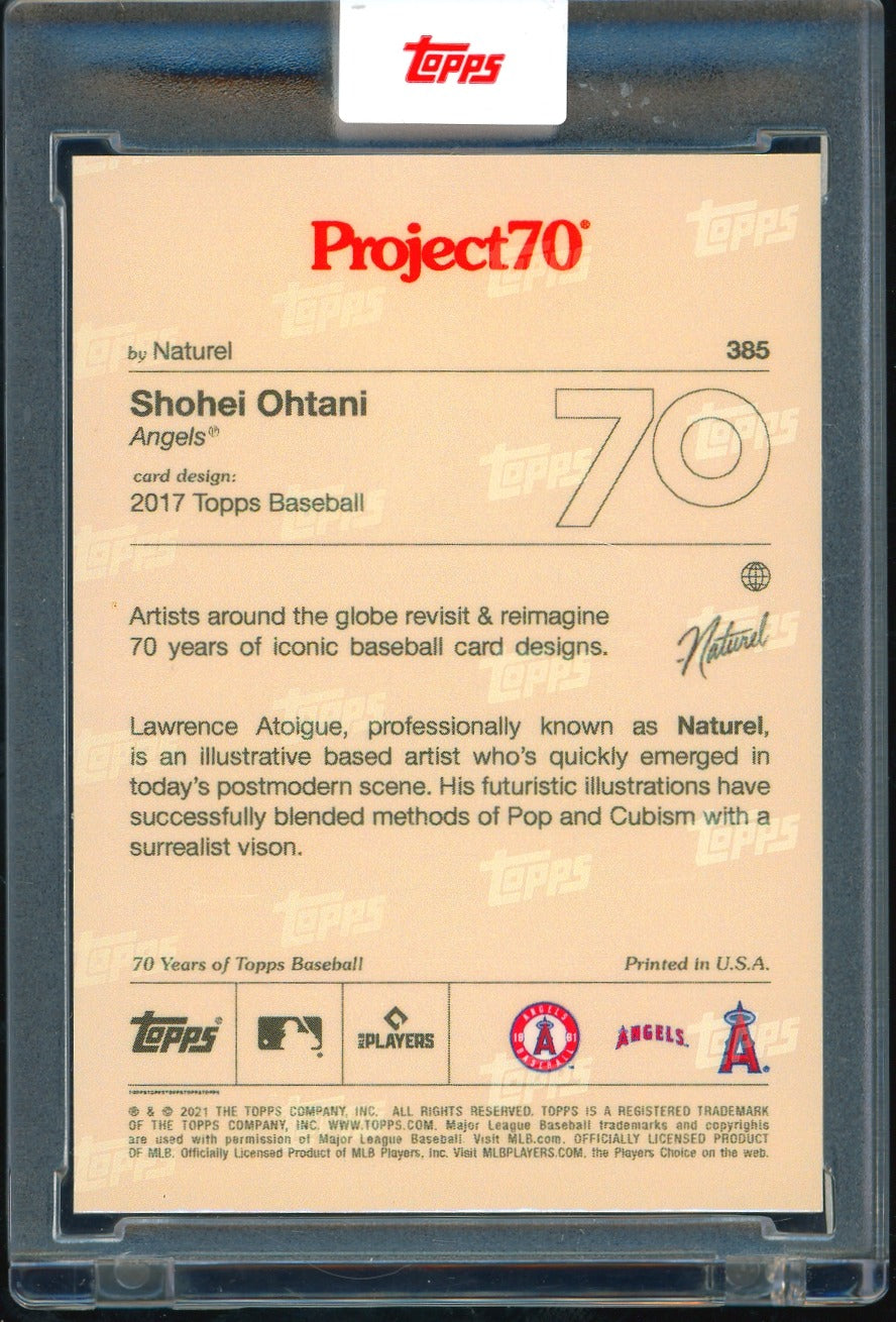 2021-22 Topps Project70 #385 Shohei Ohtani Baseball