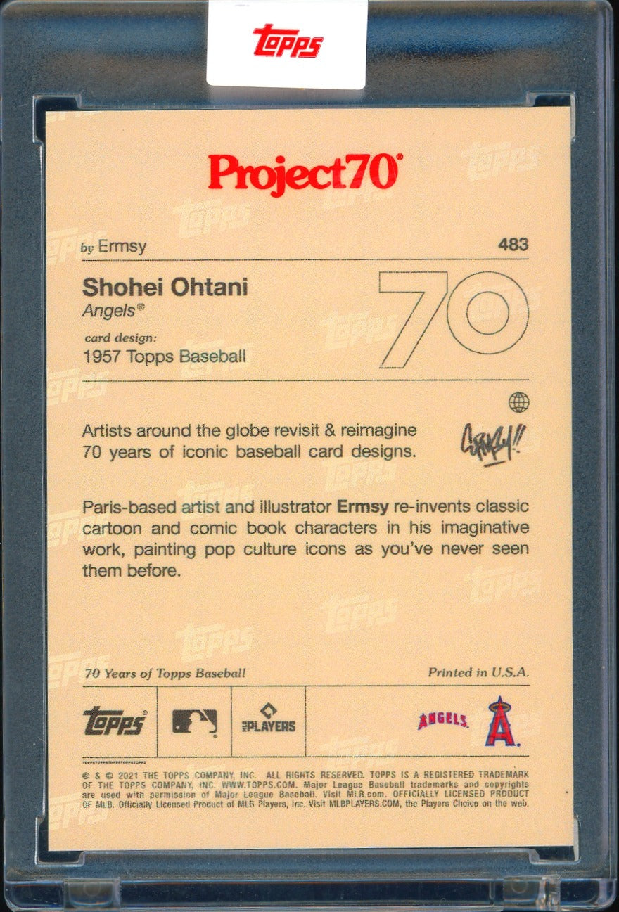 2021-22 Topps Project70 #483 Shohei Ohtani Baseball