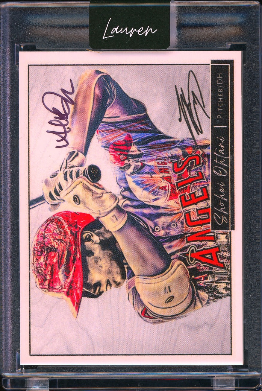 2021-22 Topps Project70 #870 Shohei Ohtani DOUBLE AUTO Baseball