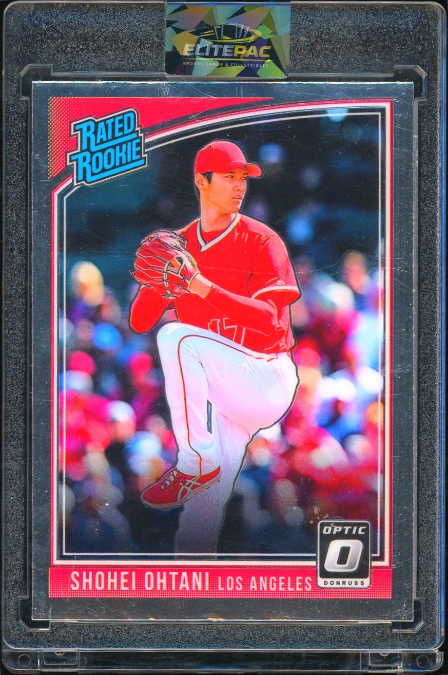 2018 Donruss Optic #176 Shohei Ohtani : Variation of #56, pitching Baseball