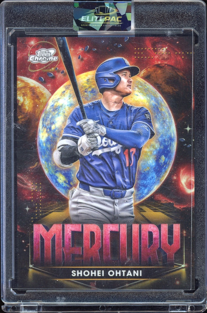 2025 Topps Chrome Cosmic #PPM-2 Shohei Ohtani Planetary Pursuit Mercury Baseball