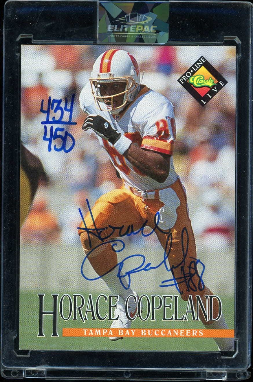 1994 Pro Line Live #NNO Horace Copeland Autographs #/450 Football