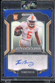 2025 Panini Prizm Draft Picks #123 Bru McCoy Prizms Blue #/249 Football