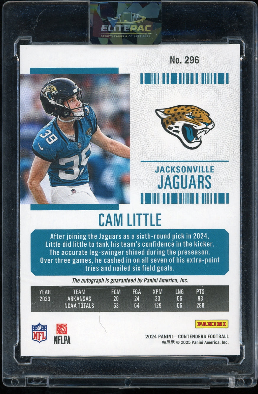 2024 Panini Contenders #296 Cam Little Football