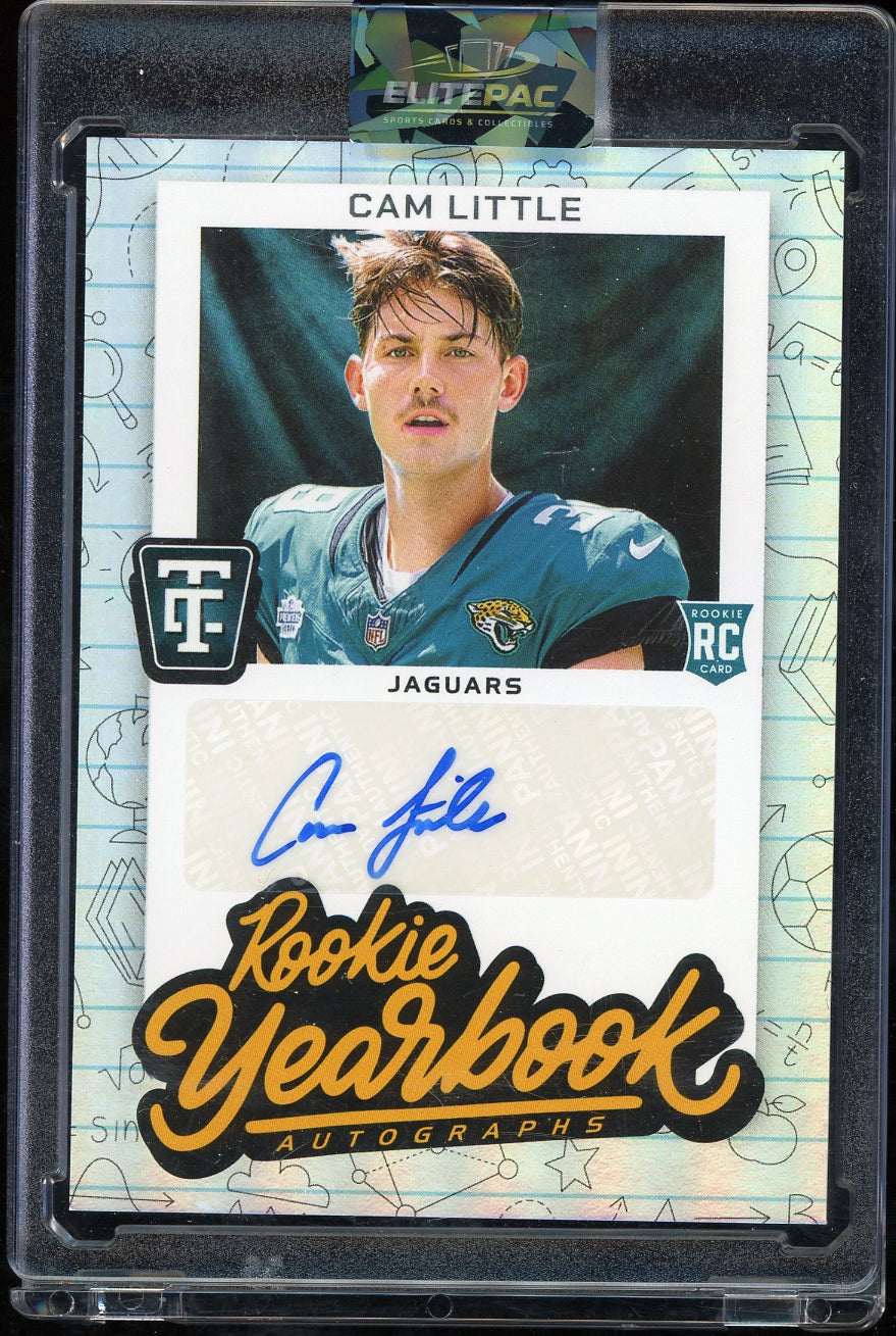 2024 Panini Totally Certified #RYA-CLE Cam Little Rookie  Autographs Football