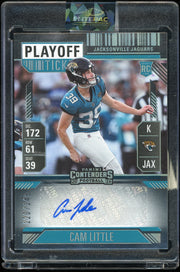 2024 Panini Contenders #296 Cam Little Playoff Ticket #/149 Football