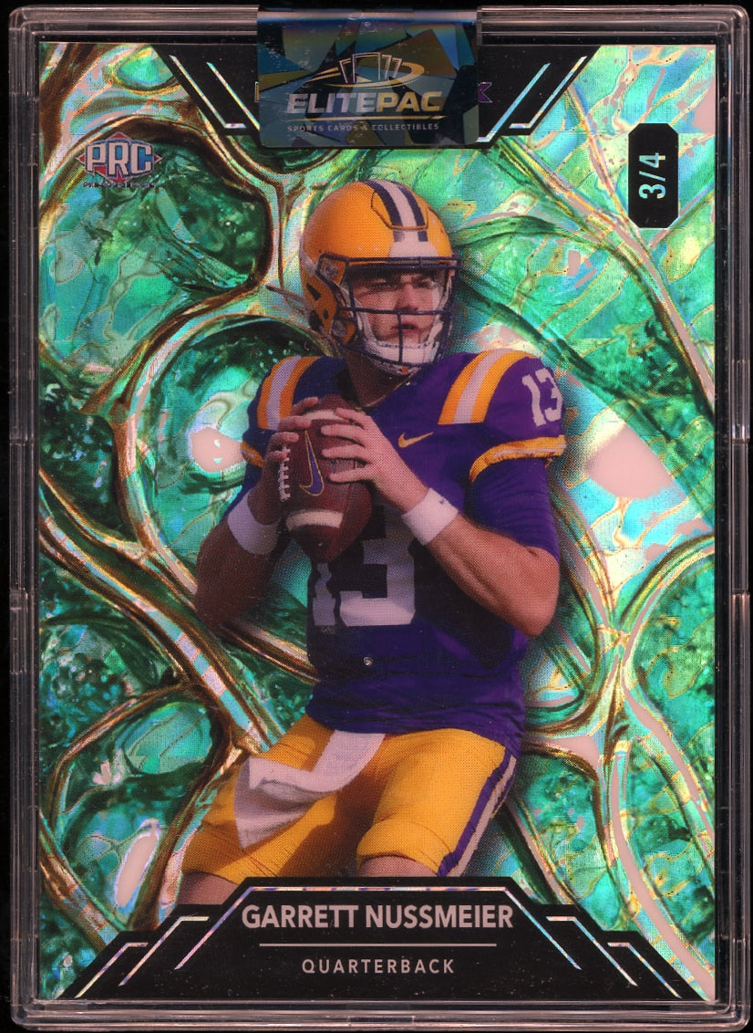 2025 Wild Card Metallix ProLook Garrett Nussmeier Green #/4 Football