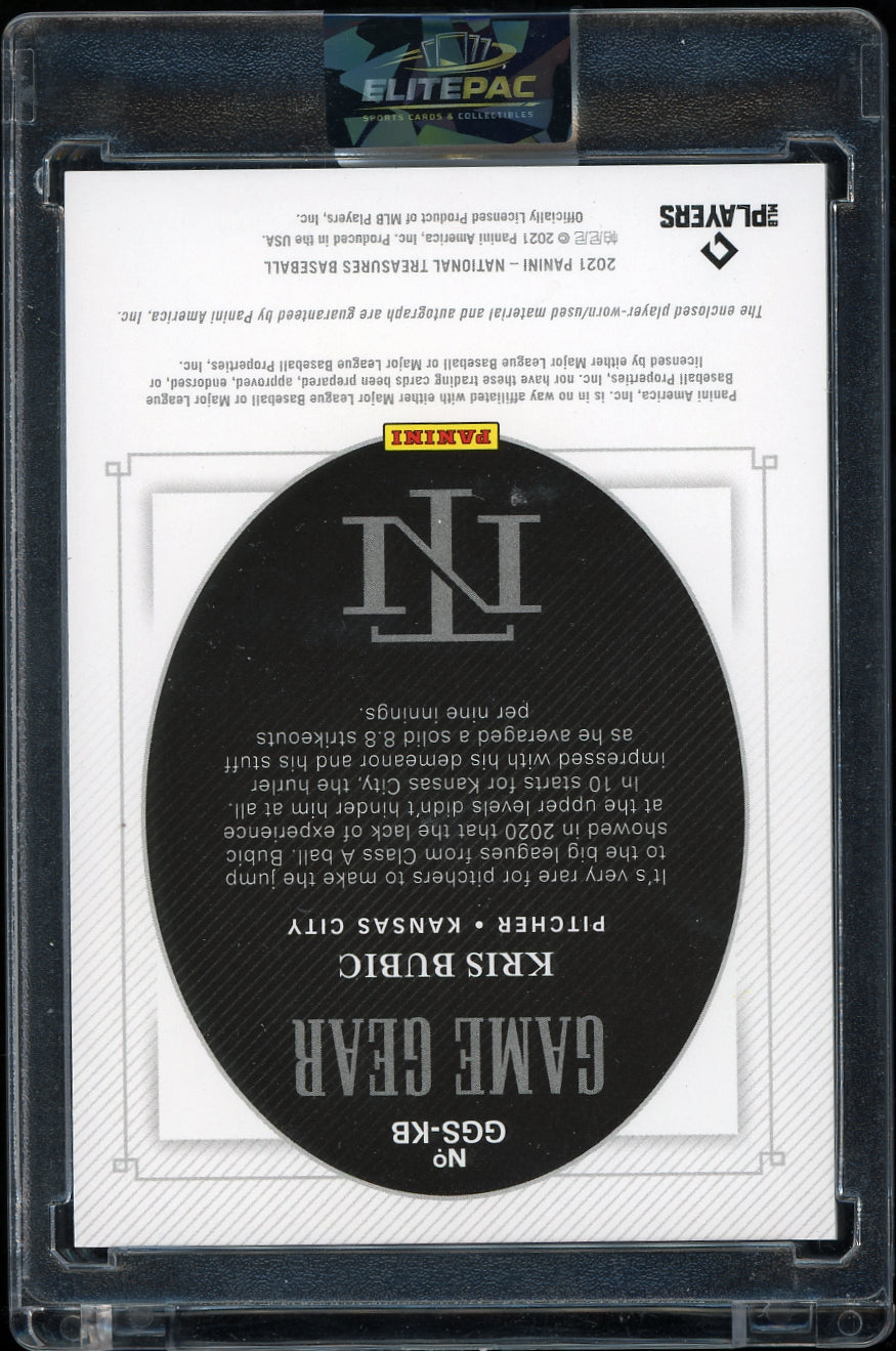 2021 Panini National Treasures #GGS-KB Kris Bubic  #/99 Baseball