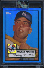 2008 Topps  Mickey Mantle Factory Mickey Mantle Reprints Blue Baseball