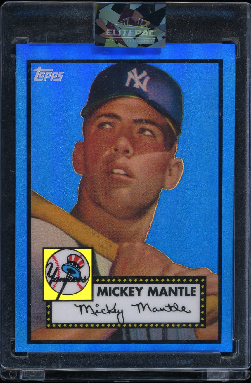 2008 Topps  Mickey Mantle Factory Mickey Mantle Reprints Blue Baseball