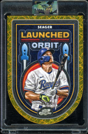2025 Topps  Cosmic orey Seager Launched into Orbit  Refractor #/50 Baseball