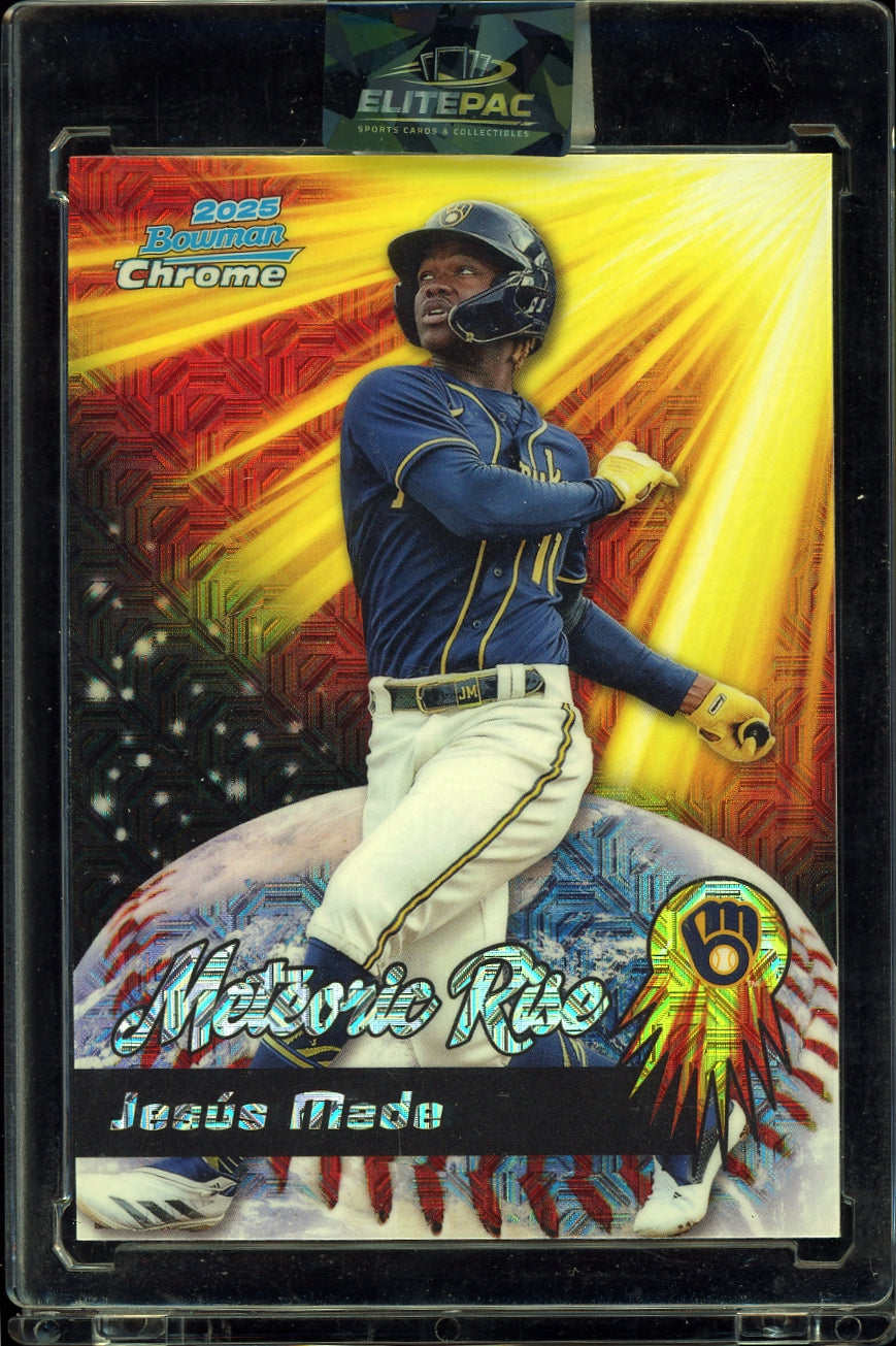 2025 Bowman Chrome #MR-3 Jesus Made Meteoric Rise baseball
