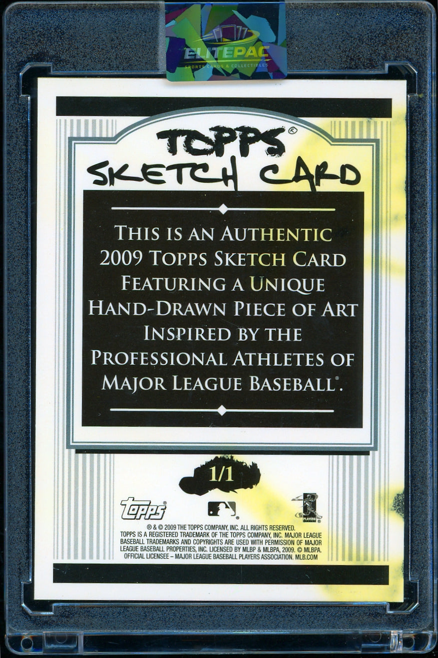 2009 Topps MLS #MSCR-12 Minis Sketch Card Originals Baseball