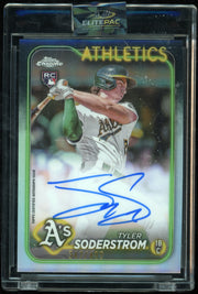 2024 Topps Chrome #RA-TSO Tyler Soderstrom Rookie Autographs Refractor #/499