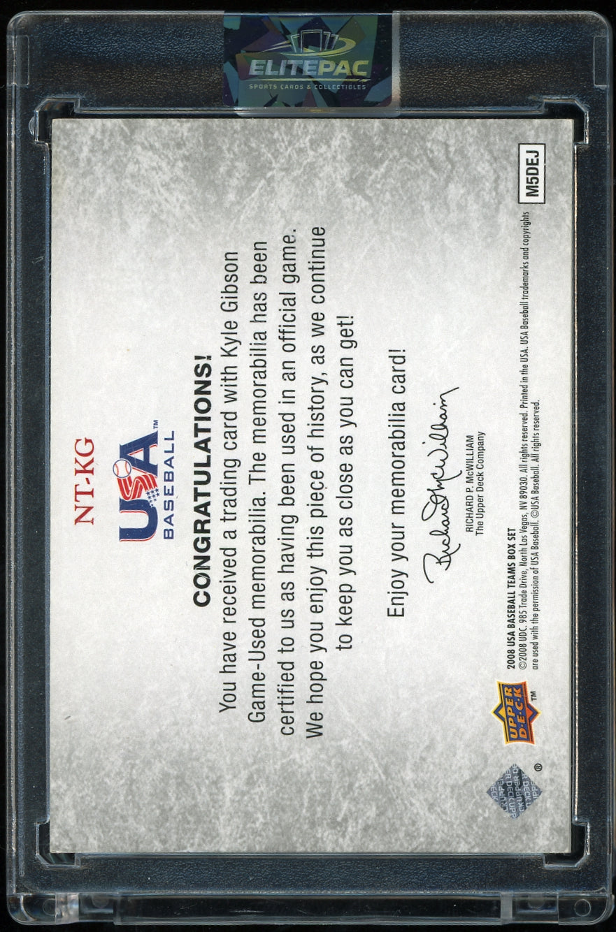 2008-09 USA #9 Kyle Gibson Baseball