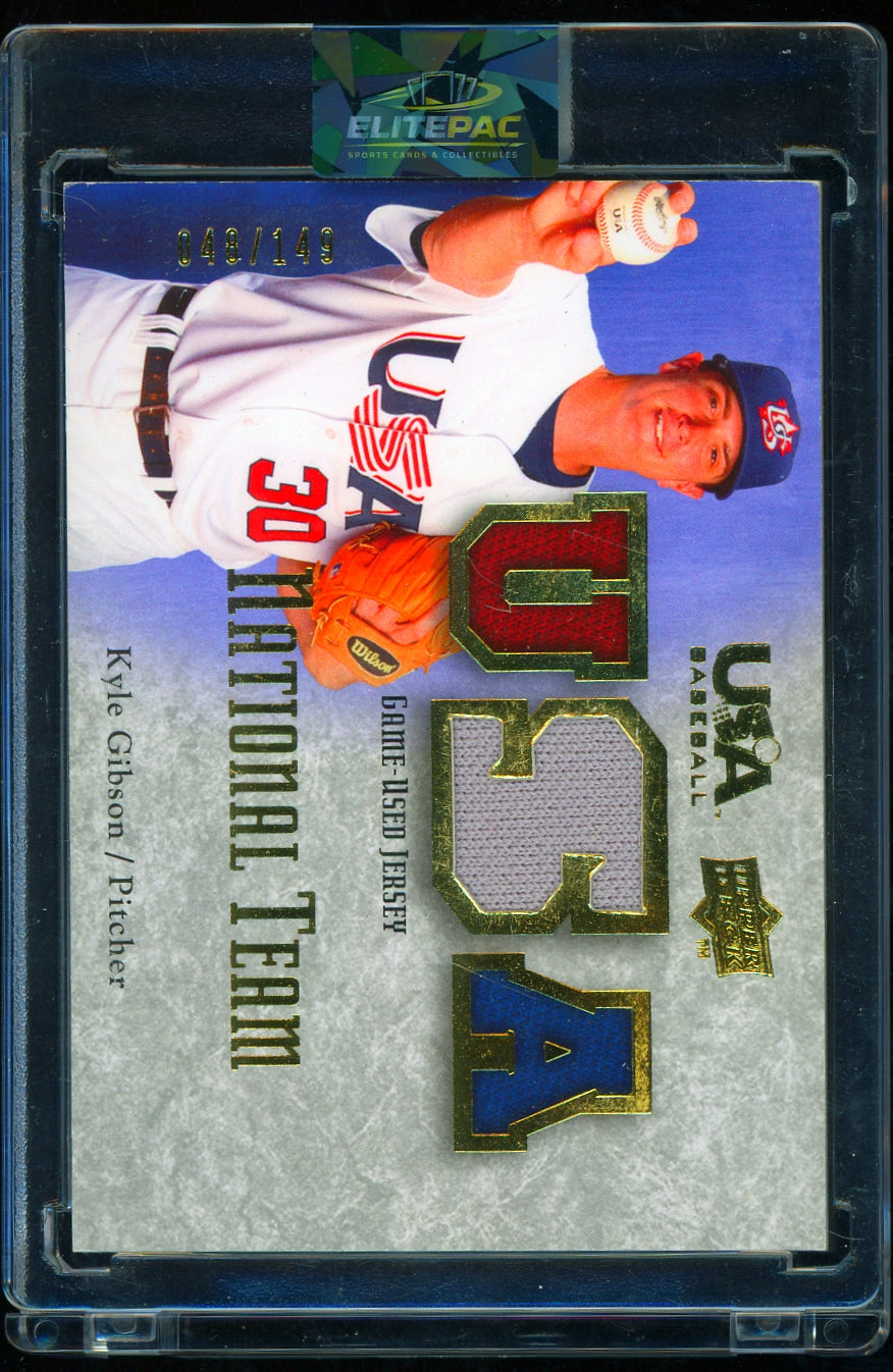 2008-09 USA #9 Kyle Gibson Baseball