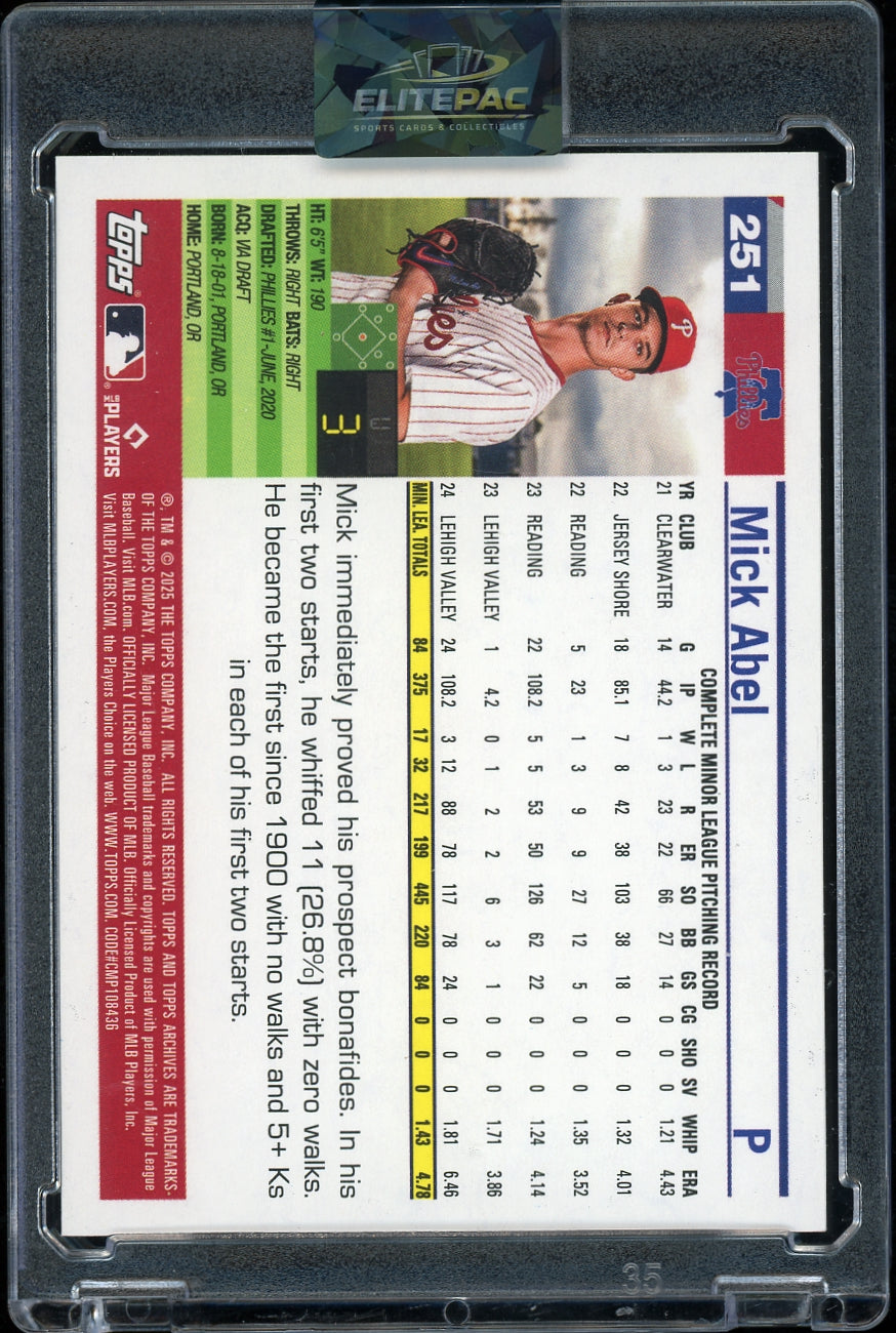 2025 Topps Archives #251 Mick Abel Baseball