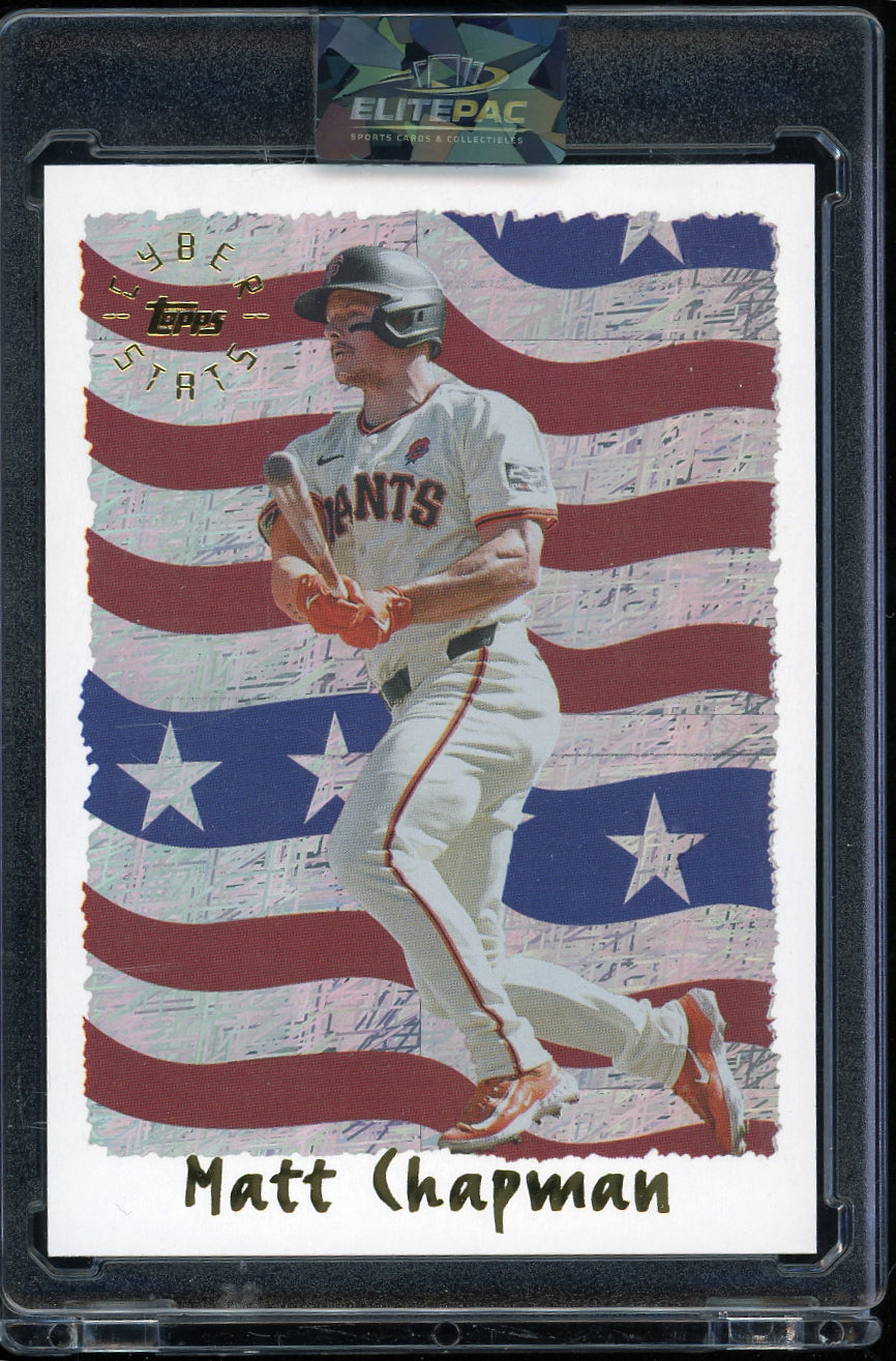 2025 Topps  Matt Chapman 1995 Topps Cyberstats Baseball