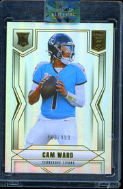 2025 Donruss Elite #203 Cam Ward #/999 Football