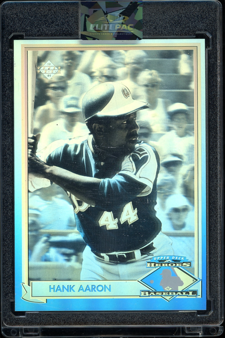 1991 Upper Deck #HH1 Hank Aaron Baseball