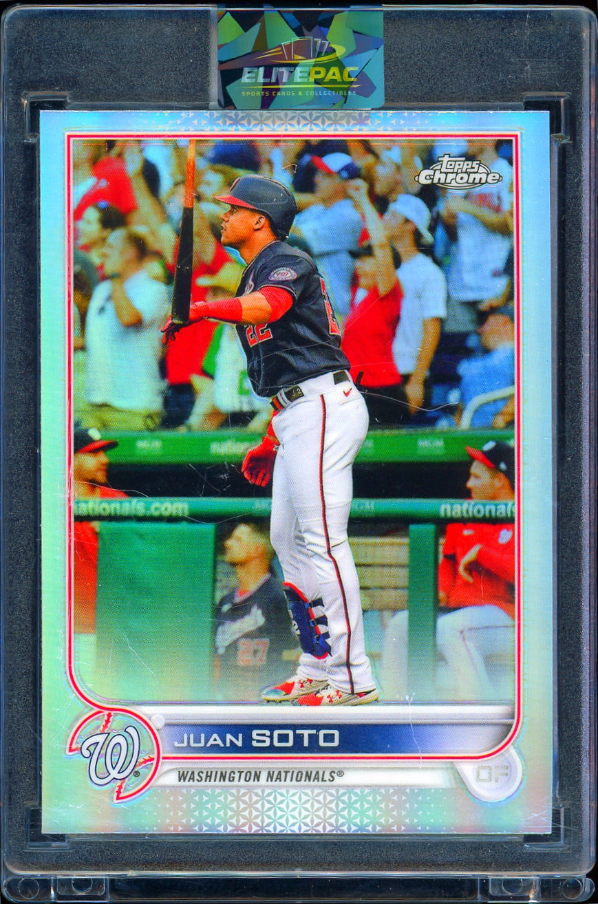 2022 Topps Chrome Sonic #129 Juan Soto Refractor Baseball