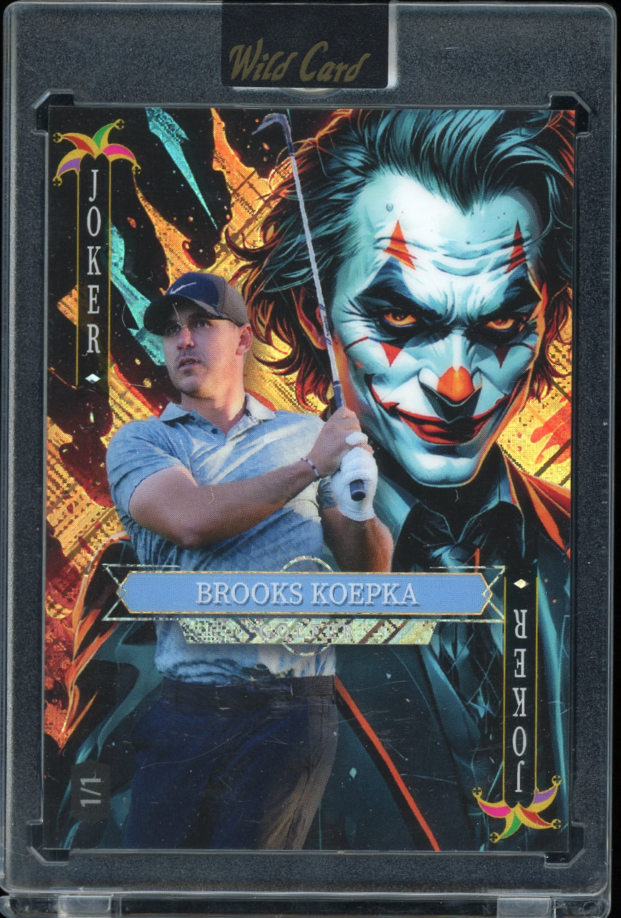 2025 Wild Card Jokers Wild Multi-sport - Brooks Koepka #/1 golf