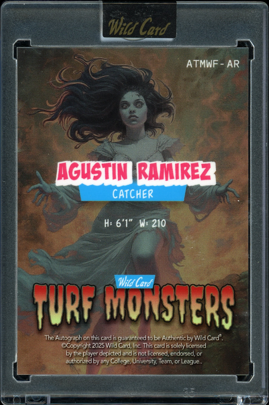 2025 Wild Card Haunted Hits - Cross Hatch Auto Agustin Ramirez #/1 Baseball