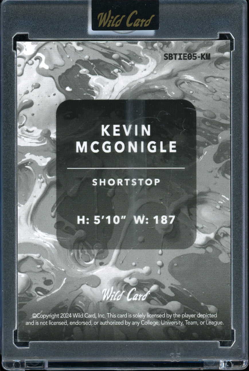 2024 Wild Card Splat - Kaleidoscope Kevin McGonigle #/1 Baseball