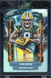 2025 Topps Chrome Cosmic #ET-11 Josh Jacobs Extraterrestrial Talent