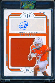 2025 Panini National Treasures #115 Isaiah Bond  Signatures #/99 Football