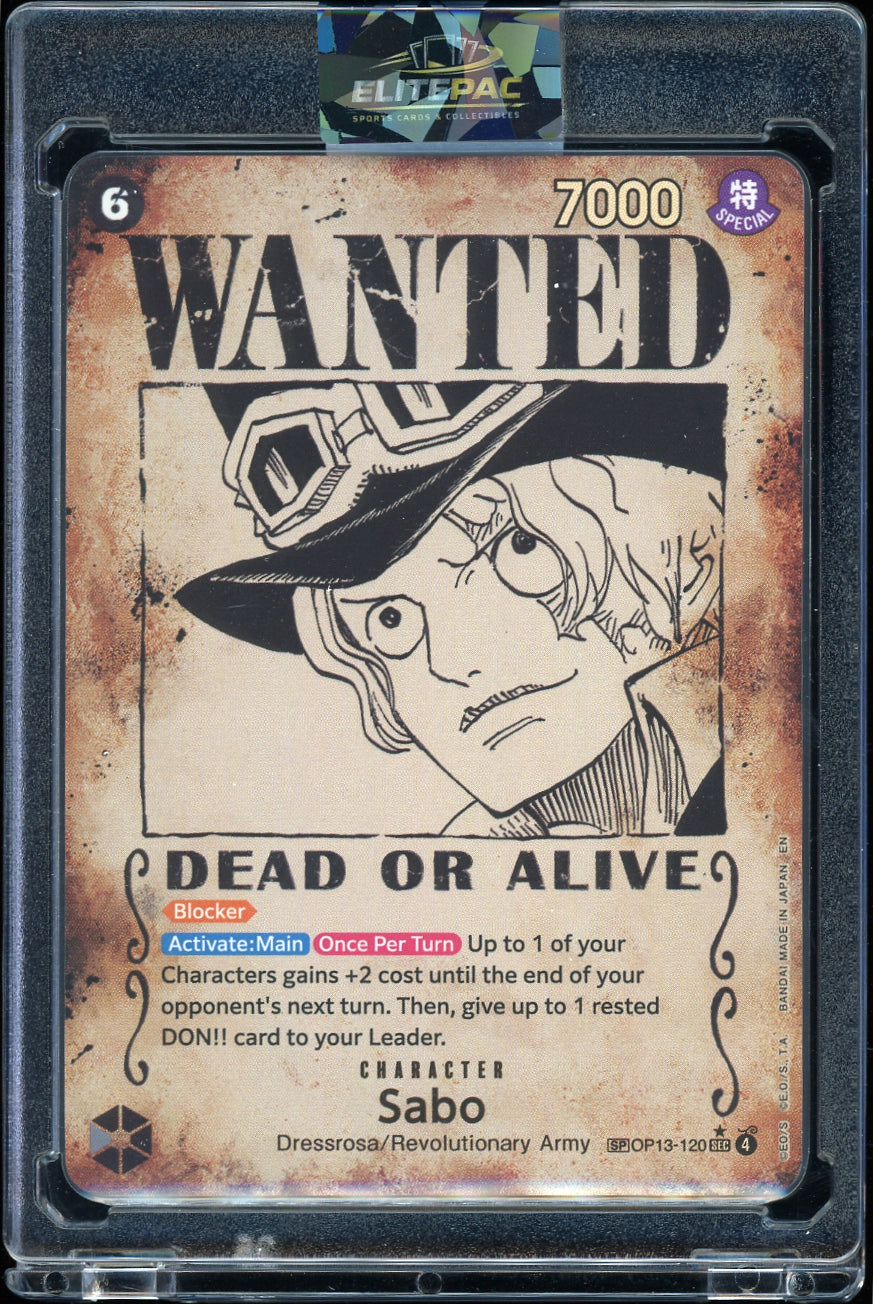 Carrying On His Will #OP13-120 Sabo (120) (Wanted Poster) One Piece