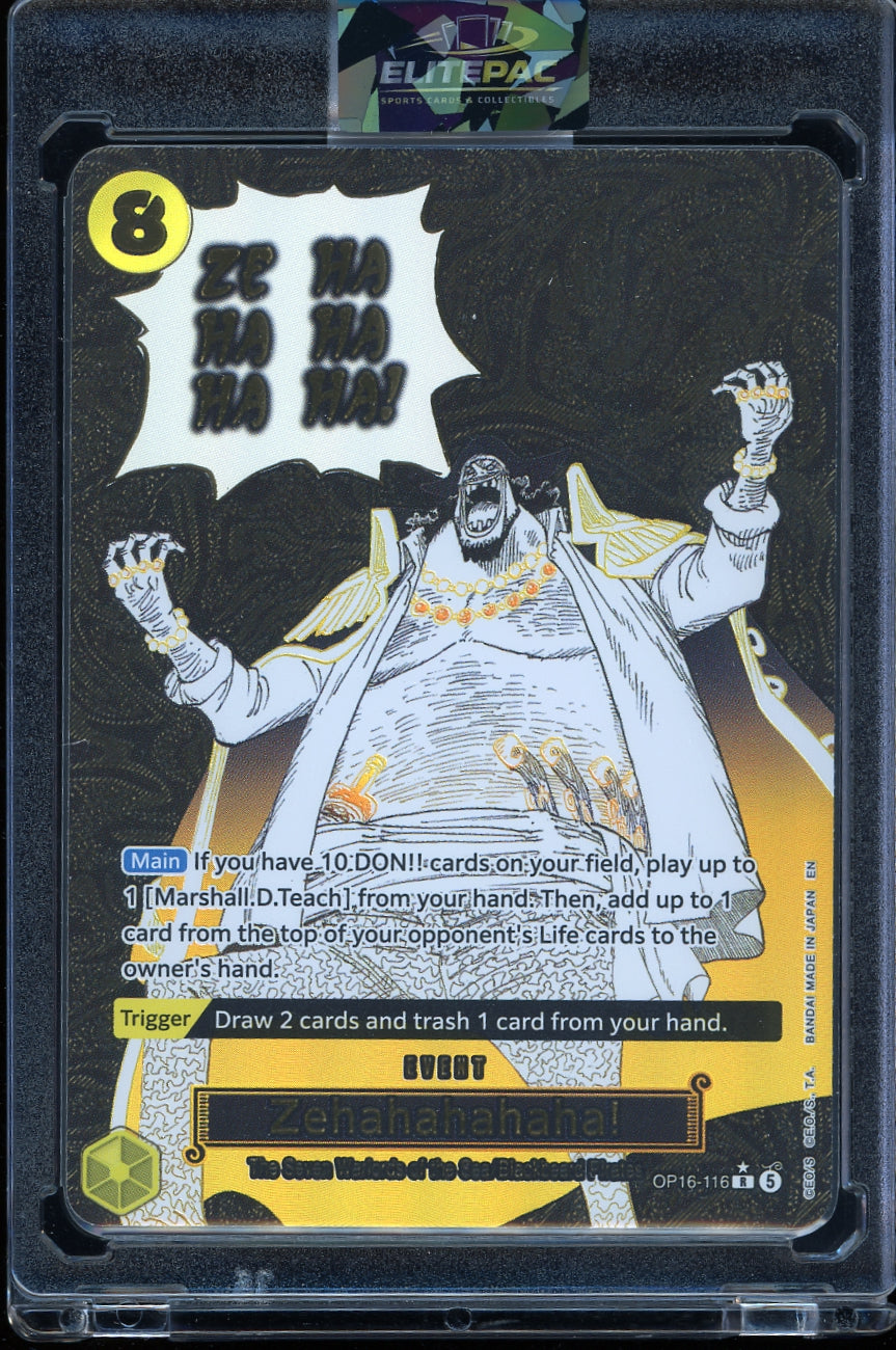 The Time of Battle #OP16-116 Zehahahahaha! (Alternate Art) One Piece