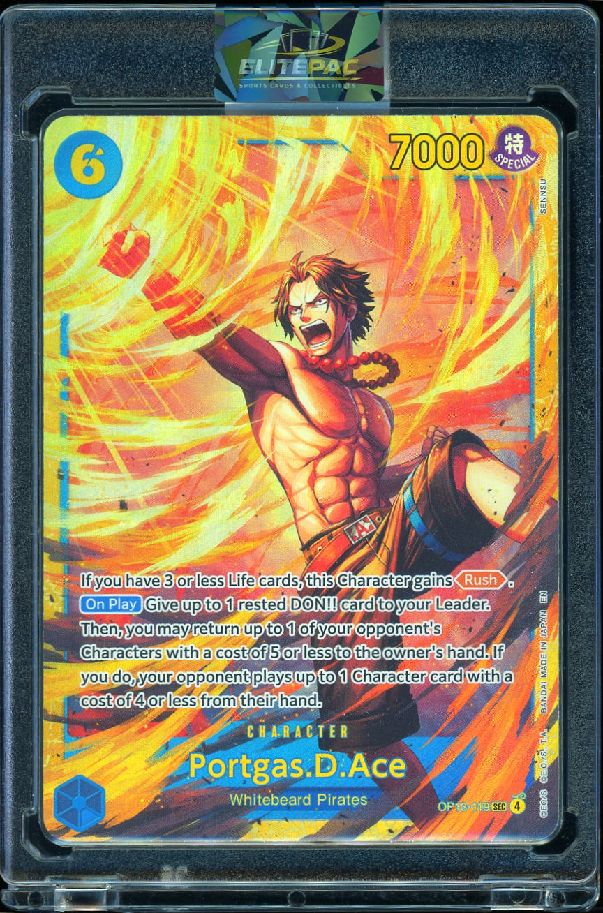 Carrying On His Will #OP13-119 Portgas.D.Ace (119) One Piece