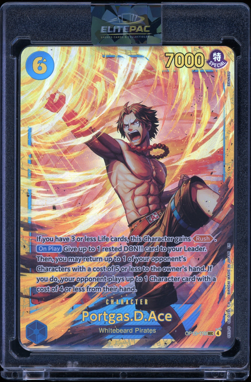Carrying On His Will #OP13-119 Portgas.D.Ace (119) One Piece