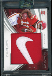 2025 Panini Origins Jalen Royals Rookie Patch  red Nike Swoosh 3/5 Football