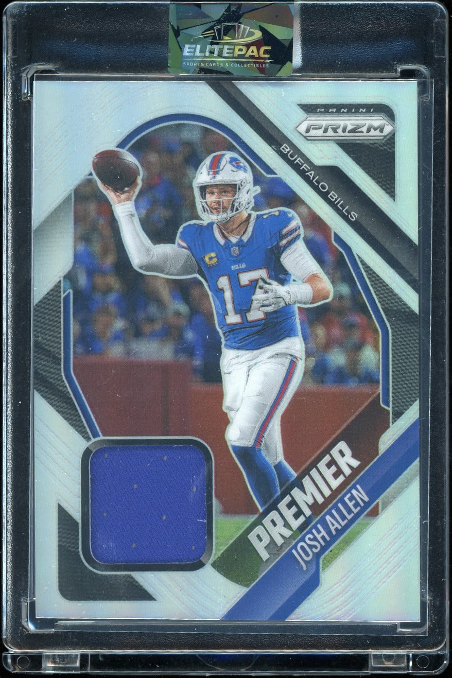 2025 Panini Prizm #PJY-JAN Josh Allen Premier Jerseys Football