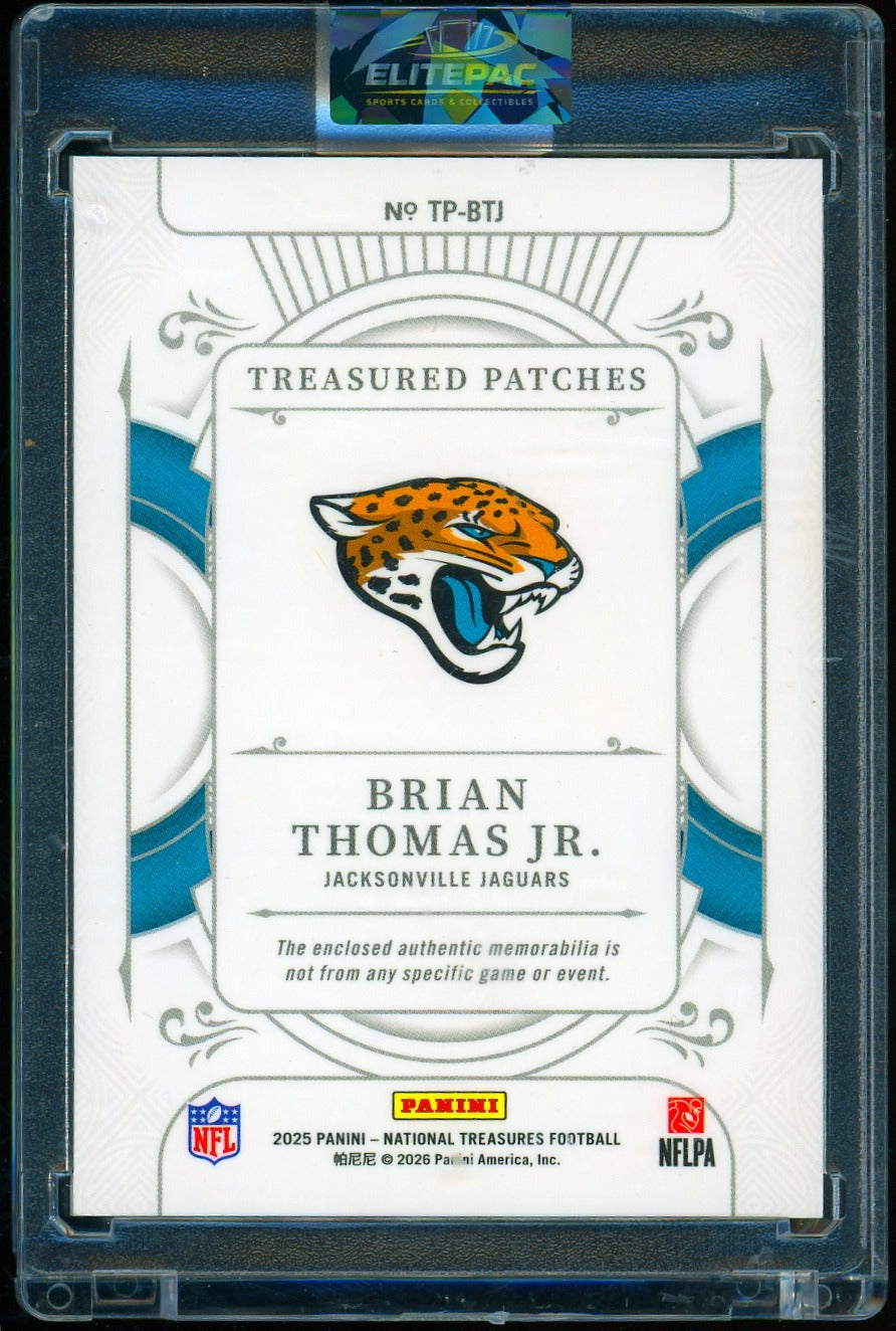 2024 Panini NT  Brian Thomas Jr. Treasured Patches #/49 Football