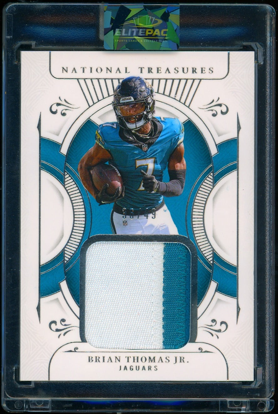 2024 Panini NT  Brian Thomas Jr. Treasured Patches #/49 Football