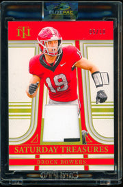 2024 Panini NT Collegiate  Brock Bowers Saturday Treasures Prime #/10 Football