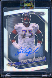 2025 Panini Prizm Black #7 Jonathan Ogden Prizms Silver Football