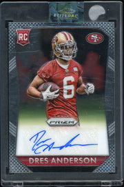 2015 Panini Prizm #RS-DA Dres Anderson Rookie Signatures Violet Prizm Football