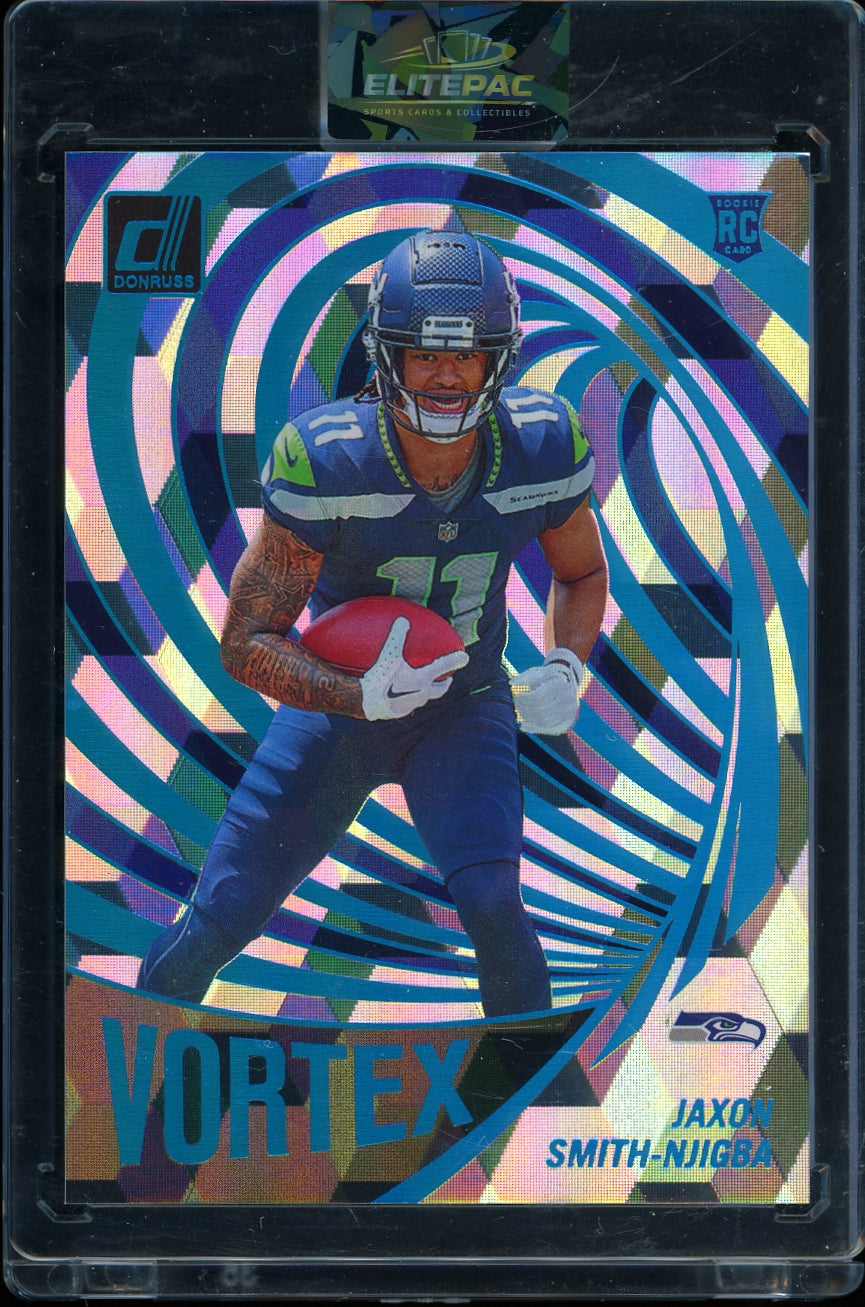 2023 Donruss #VOR-24 Jaxon Smith-Njigba Vortex Cubic #/50 Football