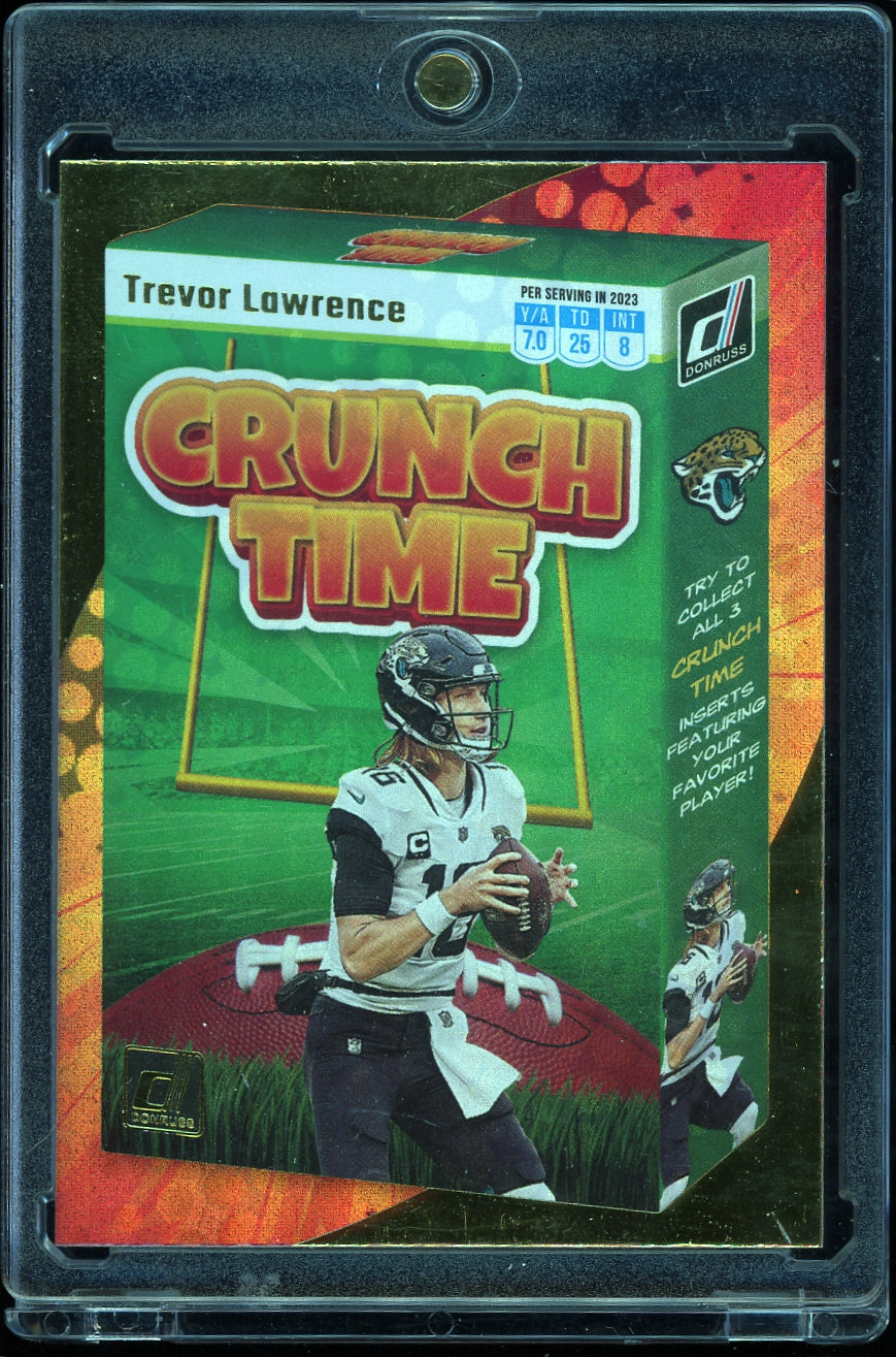 2023 Donruss #CT-5 Trevor Lawrence Crunch Time Football