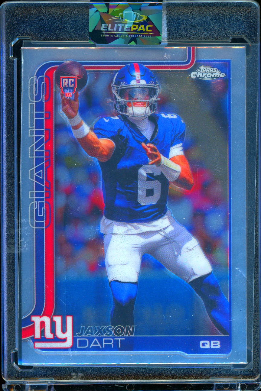2025 Topps Chrome #306 Jaxson Dart Football