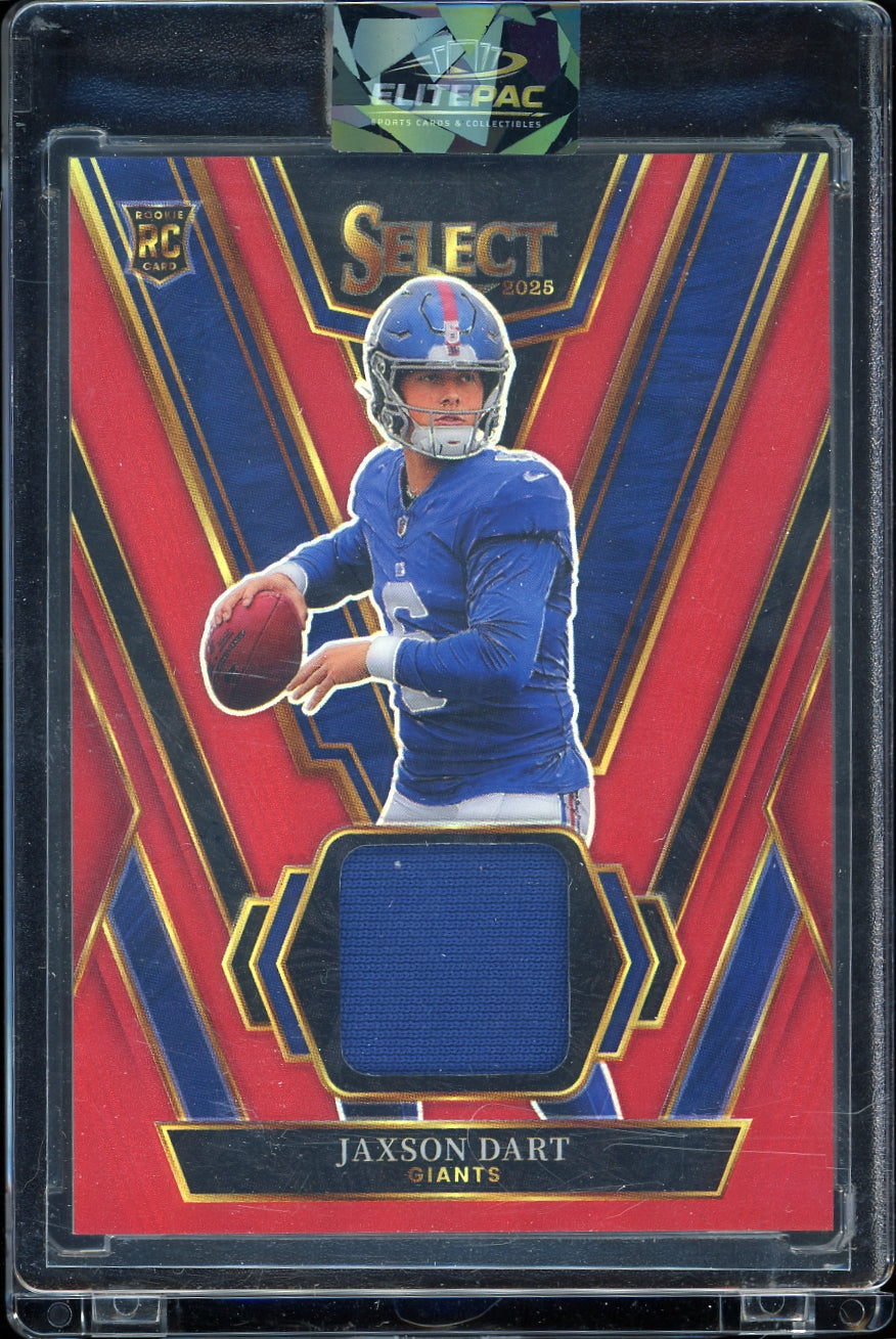 2025 Panini Select #RSW-JDT Jaxson Dart red Football