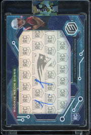 2022 Panini Elements Tyquan Thornton Rookie Neon Signs Blue #/75 Football