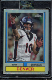 2024 Topps Chrome #74TF-4 Bo Nix 1974 Topps Football